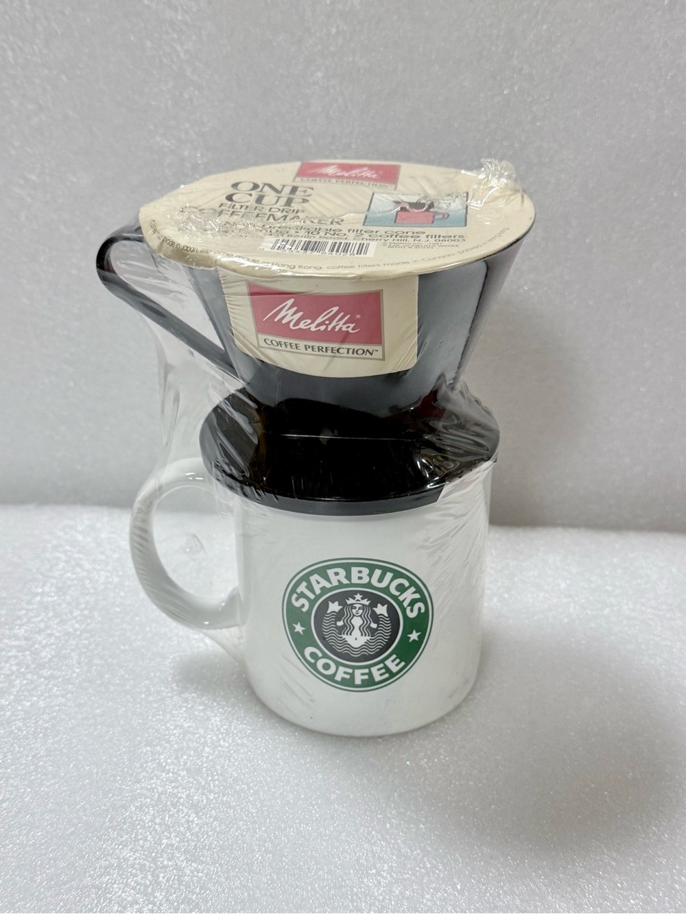 Vintage Starbucks Melitta Ready Set Joe single-cup pour-over coffee brewer